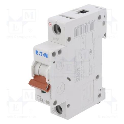 PL7-C4/1-DC WYŁĄCZNIK NADPRĄDOWY C 4A 1P 1M DC 10KA (264885)
