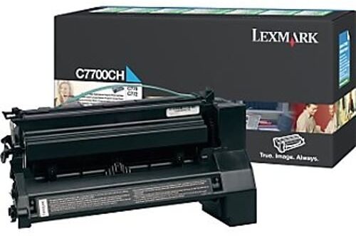 Lexmark C7700CH toner ciano XL