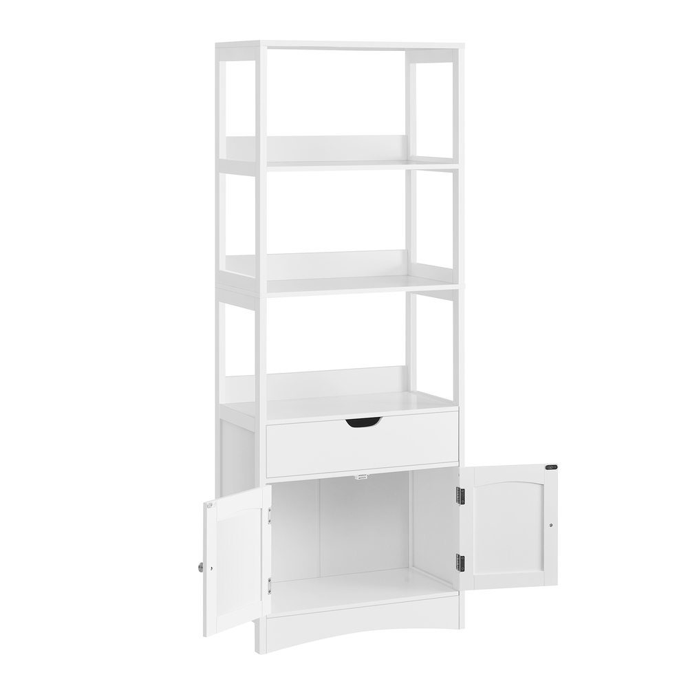 VASAGLE Schrank mit 3 offenen Fächern BBC67WT