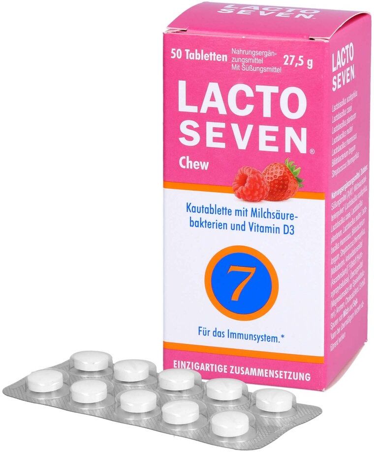 Lacto Seven Lactoseven Chew Lak+glufre
