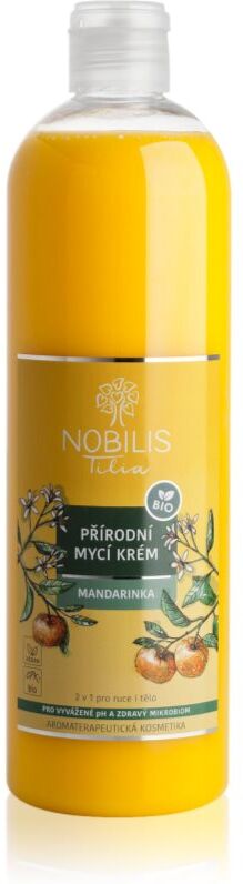 Nobilis Tilia Natural Cleansing Cream nourishing cleansing cream fragrance Mandarin Orange 500 ml