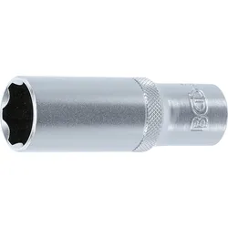 BGS Steckschlüssel-Einsatz Super Lock, tief | Antrieb Innenvierkant 12,5 mm (1/2...