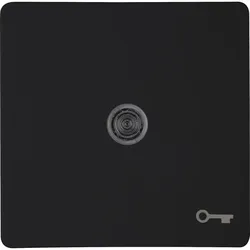 Kopp 339650002 HK05 - Wippe mit Linse, Symbol ”Schlüssel”, Farbe: schwarz matt