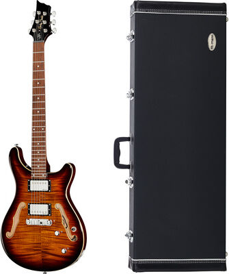 Harley Benton CST-24HB Tortoise Flame w/Case Tortoise Flame
