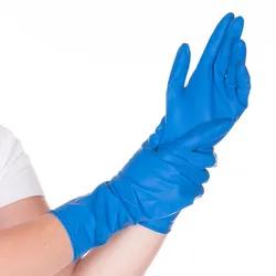 HYGOSTAR Chemikalienschutzhandschuh High Risk 9 blau