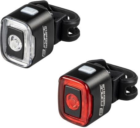 Force Set di luci lampeggianti  FLEA USB anteriore e posteriore.