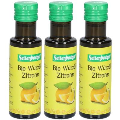Seitenbacher Bio Würzöl Zitrone x3 3x100 ml