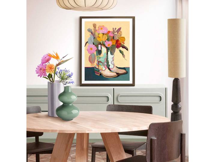 Bilderrahmen REINDERS Poster 40x50 nussbaum , braun (nussbaum), Bilderrahmen, B/H/T: 43,5cm x 53,5cm x 2cm, MDF, Bilderrahmen, Wohnzimmer - Nussbaum - MDF - Kein Thema - 43,5x53,5 cm, B:43,5cm H:53,5cm T:2cm