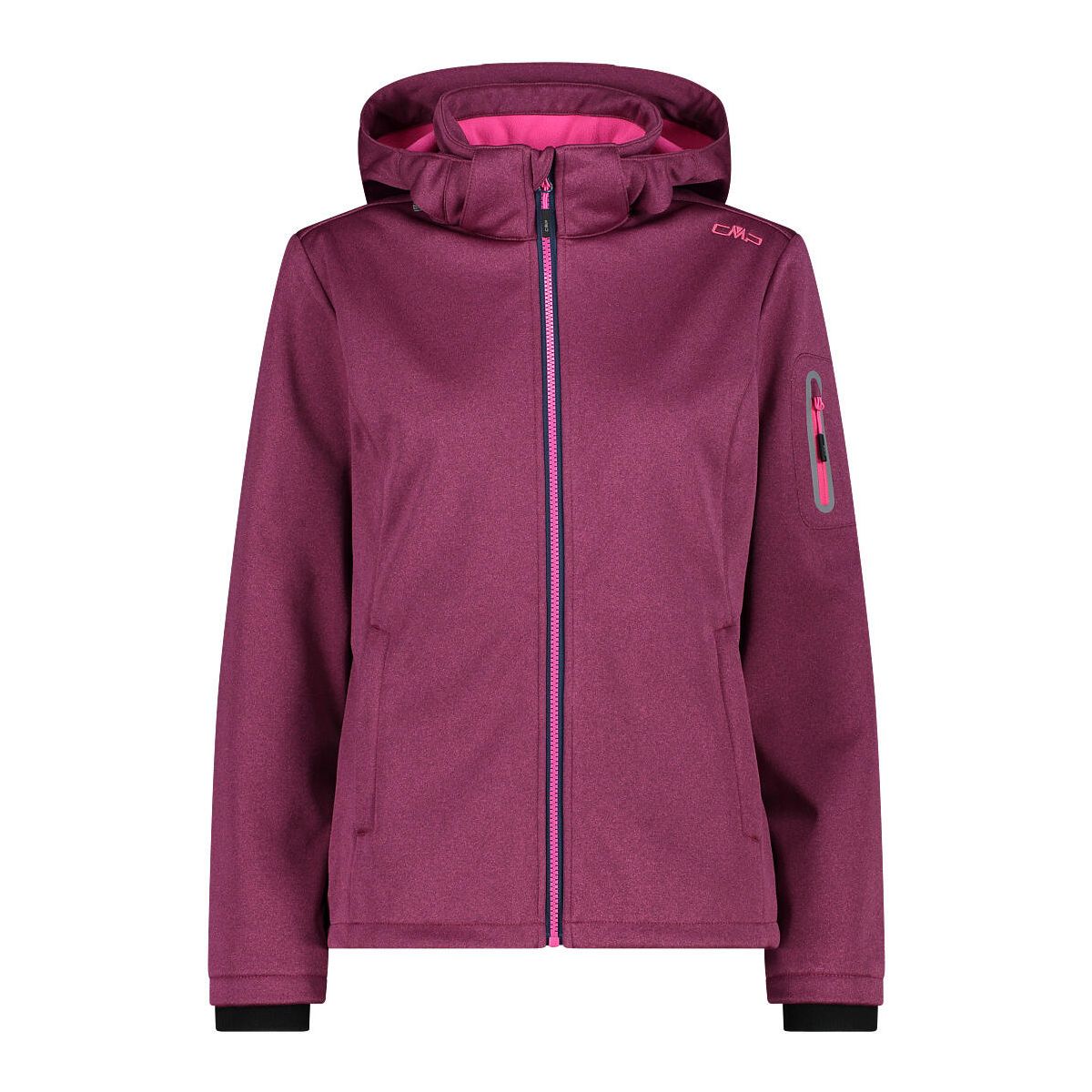 CMP Woman Jacket Zip Hood fuxia mel. (C524) 34 39A5006M-C524-34
