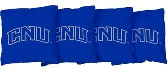 Skip's Garage Christopher Newport Captains Blue Cornhole Bags