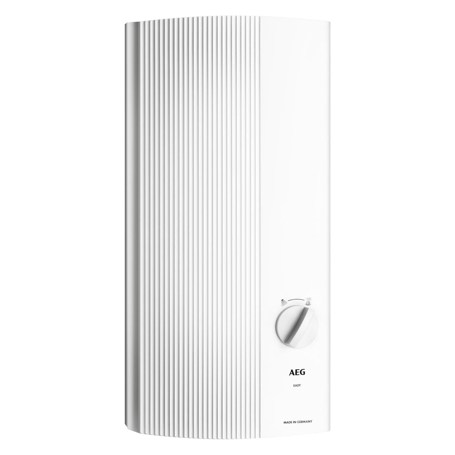 AEG Haustechnik DDLE EASY 24 kW Elektronischer Durchlauferhitzer, 2 Festtemperaturen Dusche 42 °C/Küchenspüle 55 °C (228842)