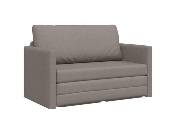 vidaXL Schlafsofa Taupe 124 x 71 x 78 cm Stoff Elegante Linien, die moderne Vibes ausstrahlen, Hält deine Polsterung frisch wie eine Blume,