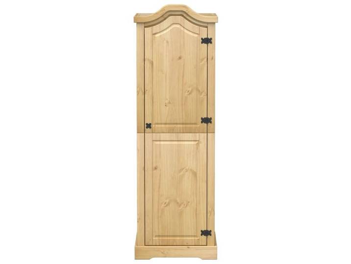 Moderne Garde-robe BURKE Armoire de chambre avec rangement Corona 55x52x170 cm bois de pin massif AA2064