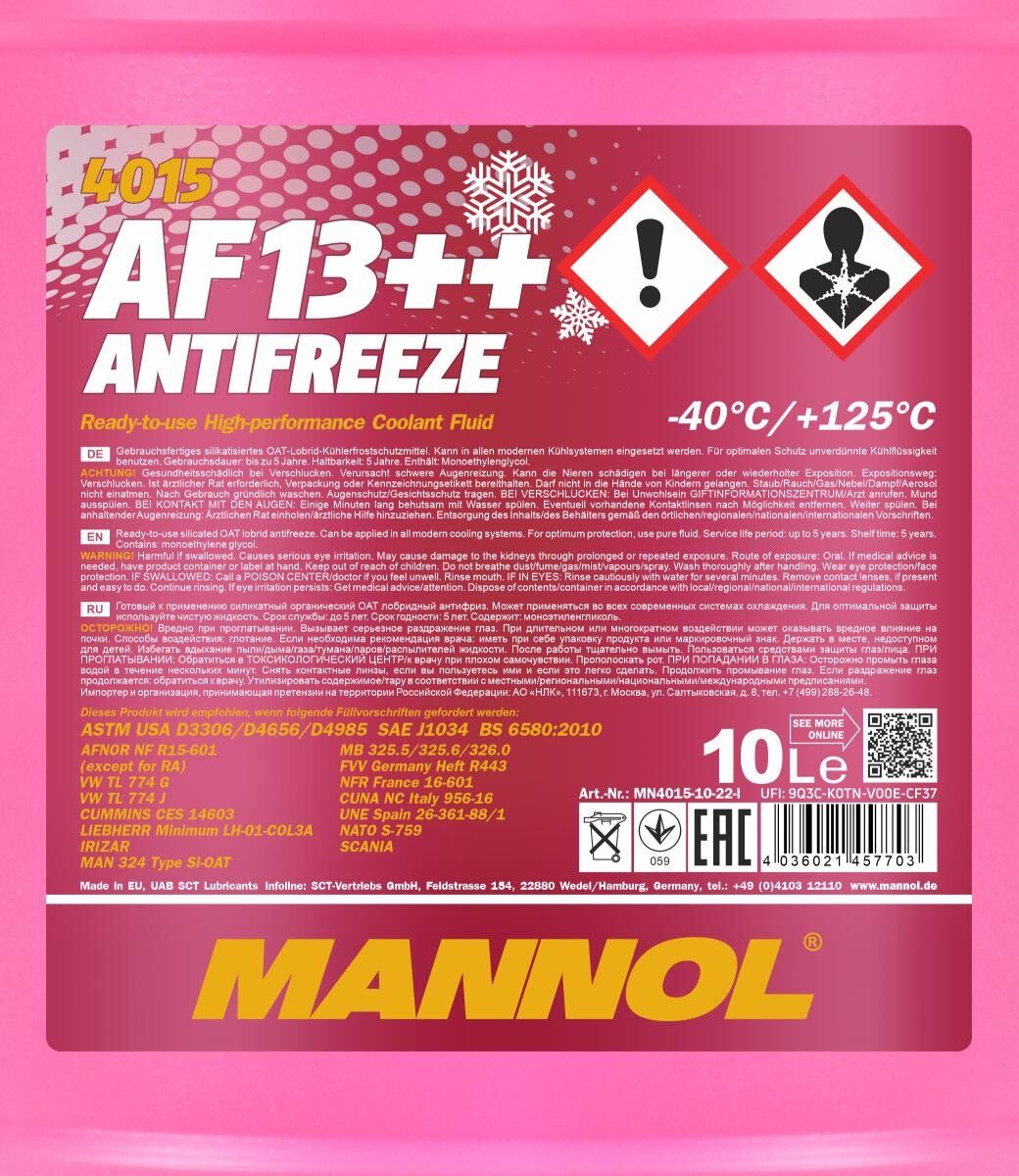 MANNOL MN4015-10 Jäähdytinneste