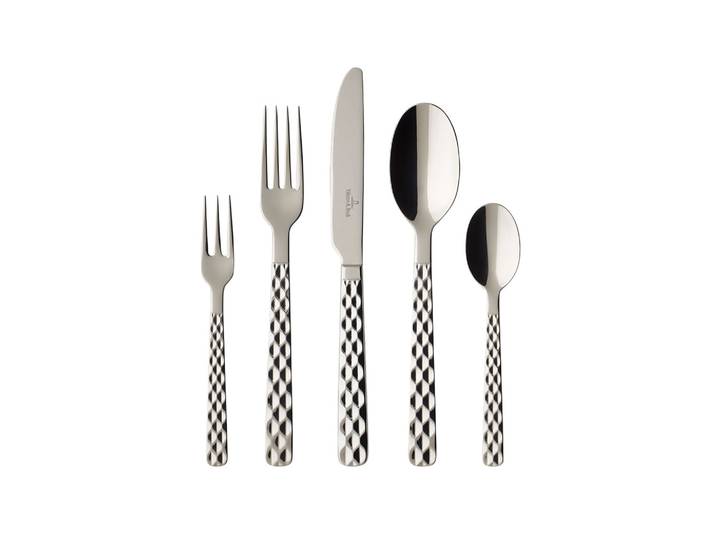 Besteck-Set VILLEROY & BOCH Tafelbesteck Boston 180er Set silber , silber, 180, Essbesteck-Sets, Besteck-Set, Spülmaschinenfest