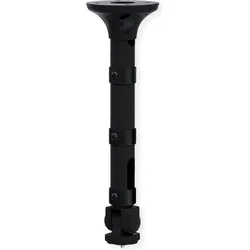 Roline Projektor-Deckenhalter, verstellbar (Decke), Beamer Halterung, Schwarz