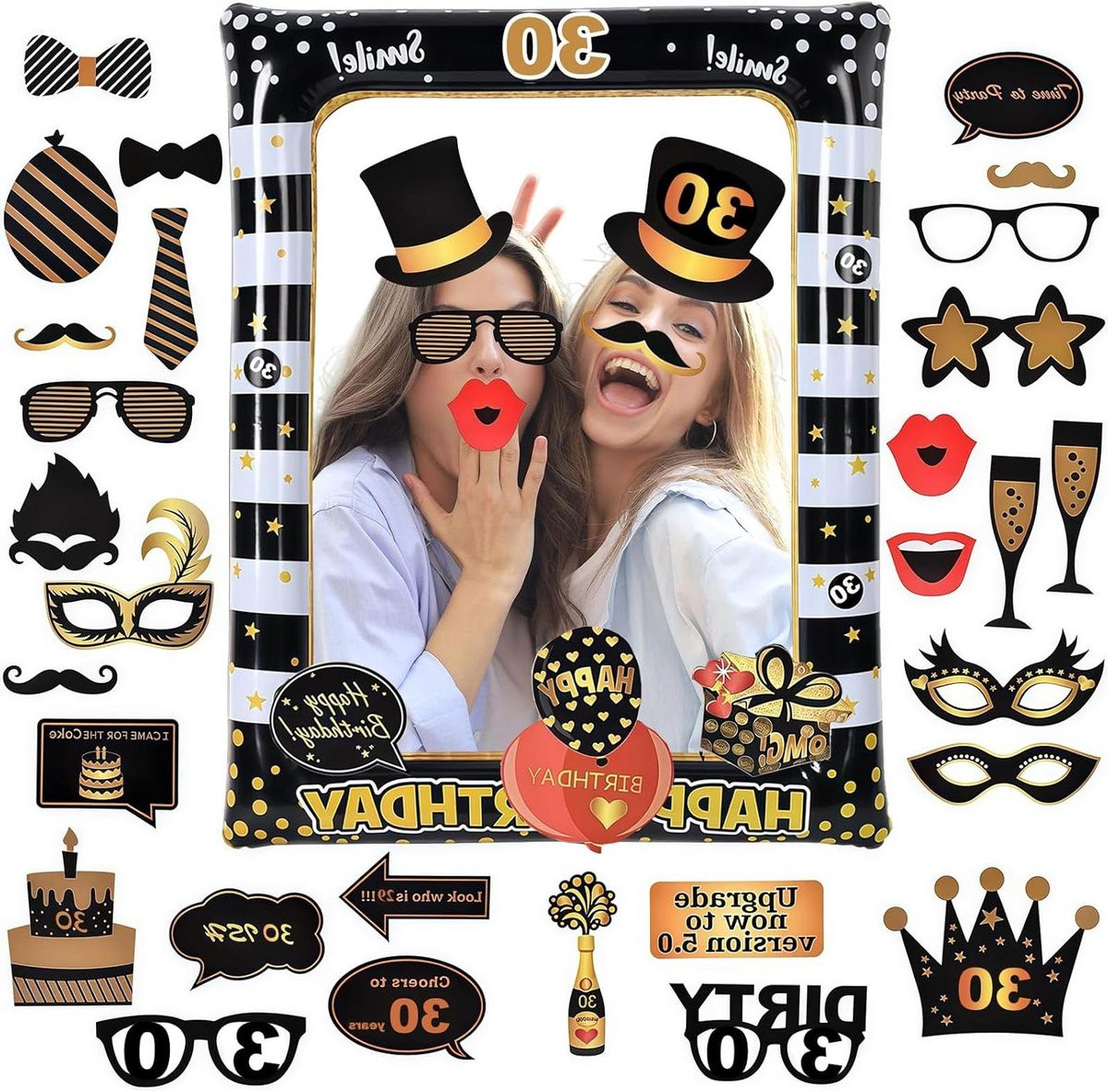 Opblaasbaar Selfie Frame Fotobooth Frame voor Feestdecoratie