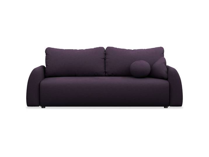 Dreisitziges ausklappbares Sofa Nubelle in violettem,