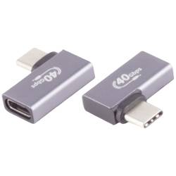 USB-C® Adapter, 4.0, 90° Winkel links/rechts, Pro Adapter, gewinkelt 10080135 BKL Electronic Inhalt: 1 St.