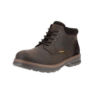Schnürstiefelette CAMEL ACTIVE "camel active Stiefelette Leder", Damen, Gr. 46, schoko, Leder, Schuhe Schnürstiefelette