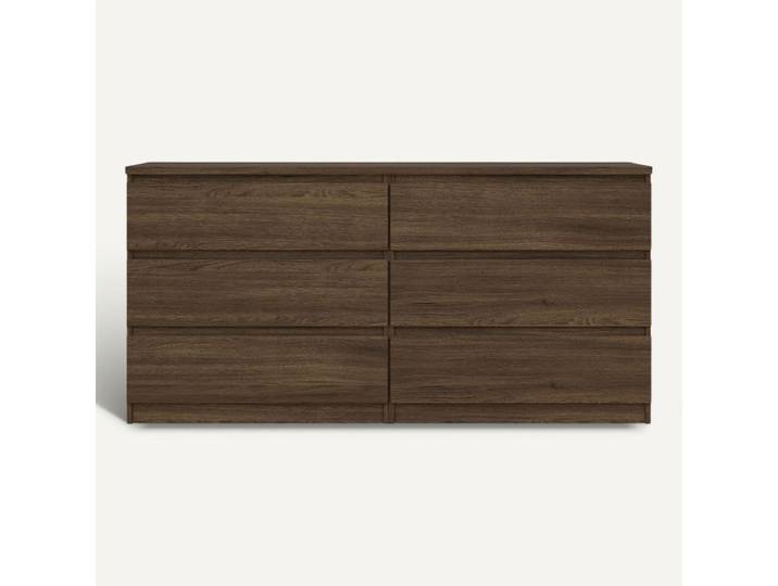 Commode 2x3 tiroirs BEST imitation noyer