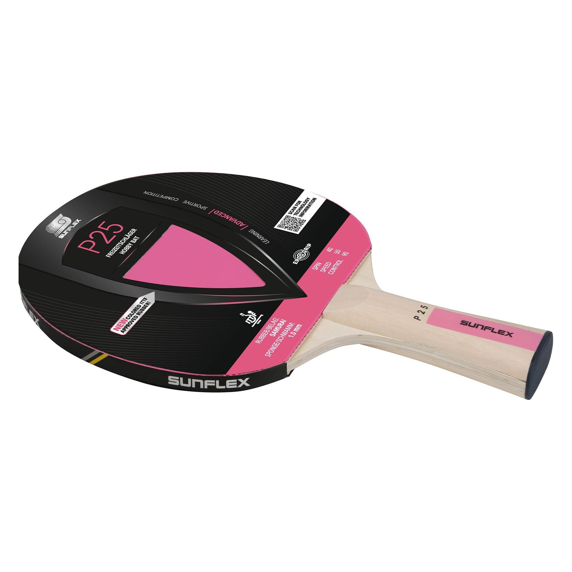Sunflex TischtennisSchläger pink (047.10206)