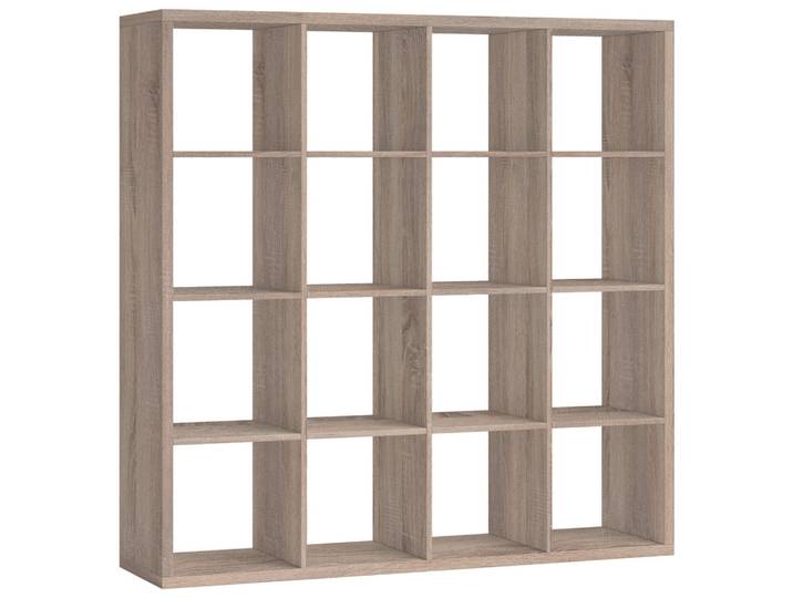 Carryhome Raumteiler Style, Sonoma Eiche, 147x147x38 cm, Beimöbel erhältlich, Wohnzimmer, Raumteiler & Paravents, Raumteiler