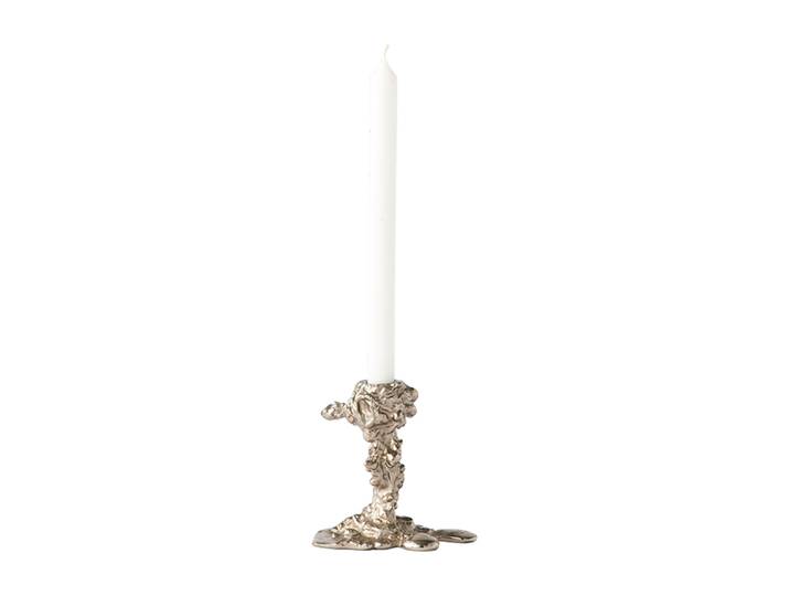 Design Kerzenhalter „Drip“ Silber Pols Potten