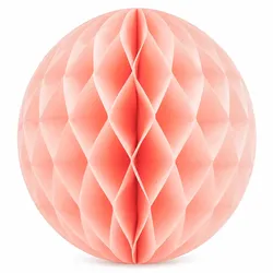 Creativery 1 Wabenball 20cm Papierkugeln Honeycomb Pompons Hängedeko Partydeko Dekoball Apricot