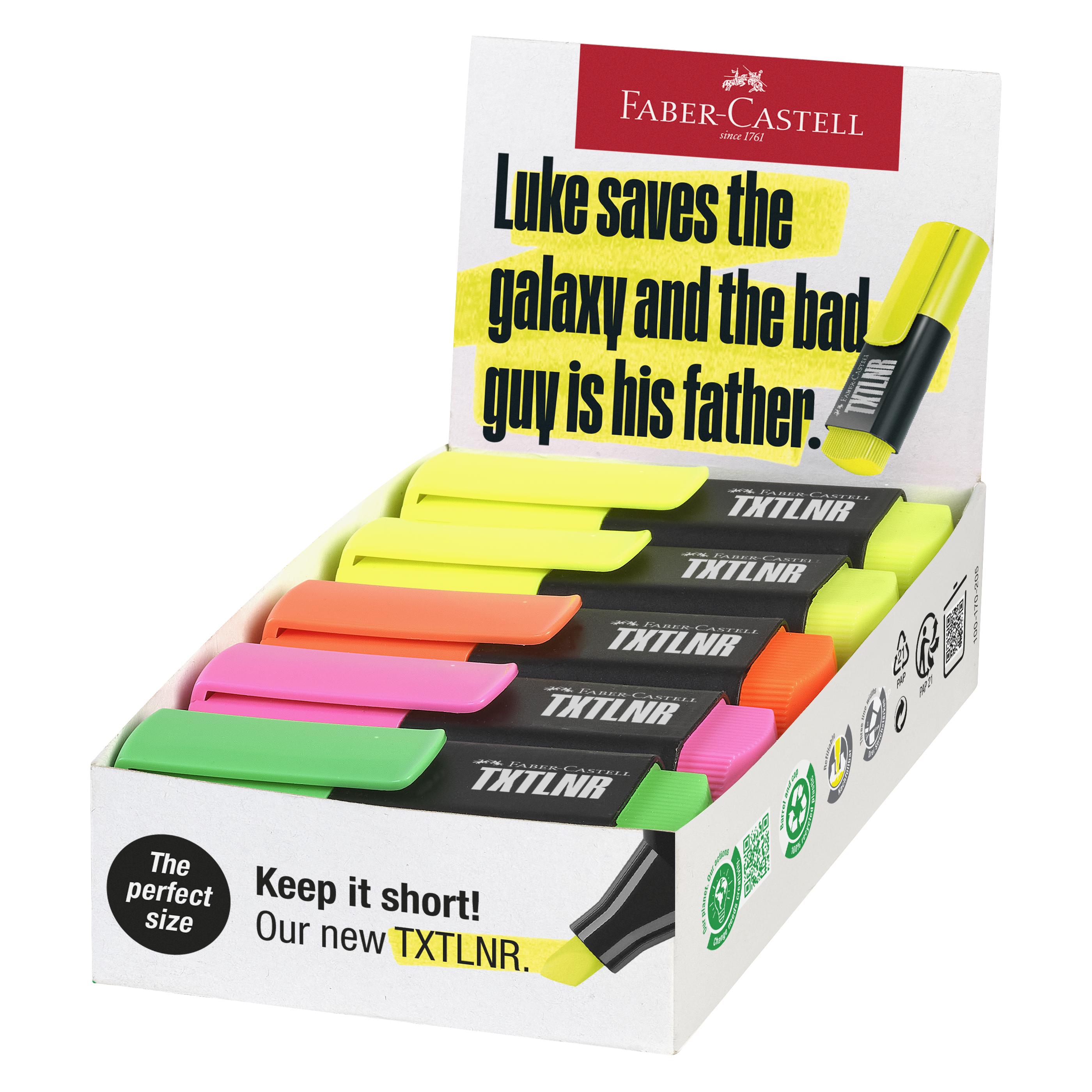 Faber-Castell Textmarker TXTLNR Mini Display SF mixed (10x) (154210)