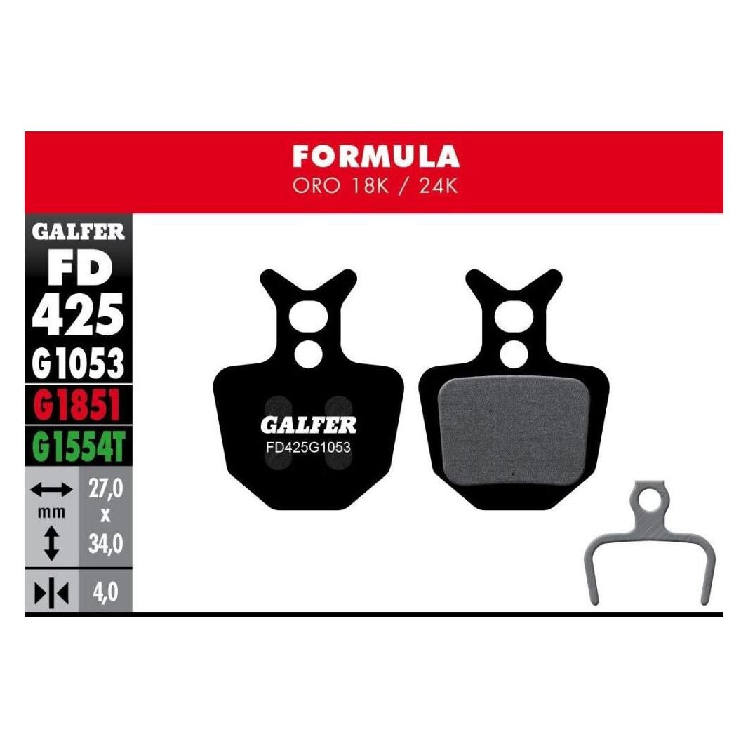 Galfer Bike Standard Bremsbeläge (Formula, Semi-Metallisch) (FD425G1053)