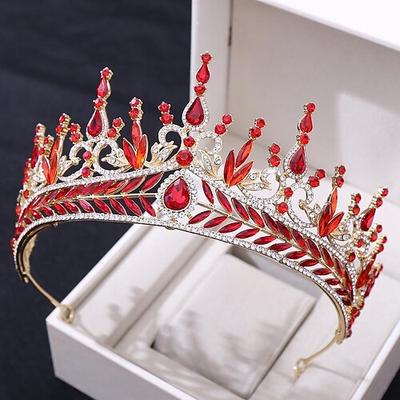 Luxuriöse barocke Kristall-Braut-Diademe, Strass-Krone, Braut-Diadem, Hochzeit, Haarschmuck für Damen-Modeschmuck