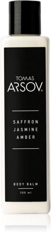 Tomas Arsov Saffron Jasmine Amber Body Balm lait corporel 200 ml