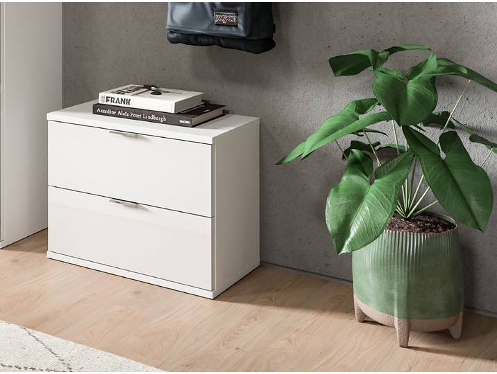Commode avec tiroirs 52 x 42 x 32cm Blanc
