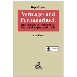 Vertrags- und Formularbuch, Fachbücher von Hanno Merkt, Klaus J. Hopt