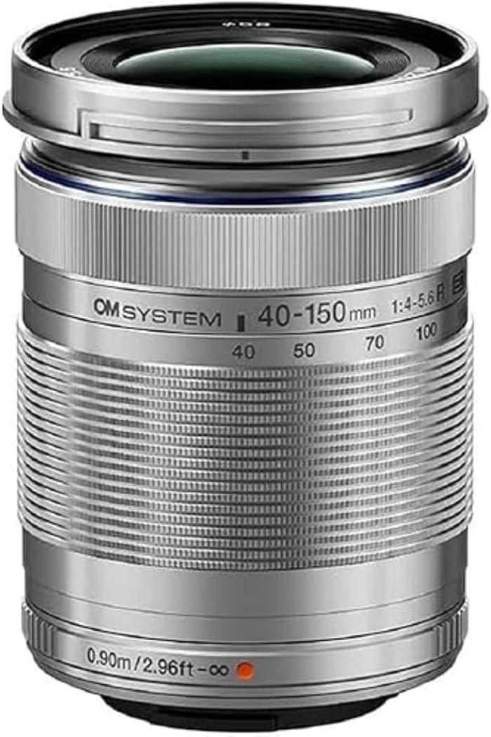 Teleobjektiv - 40-150 mm - Blende F4-5.6 - Silberfarben - Für MFT-System