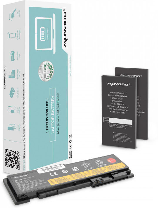 Movano Batteria per Lenovo Thinkpad T420s / 11.1V (10.8V) 3600 mAh