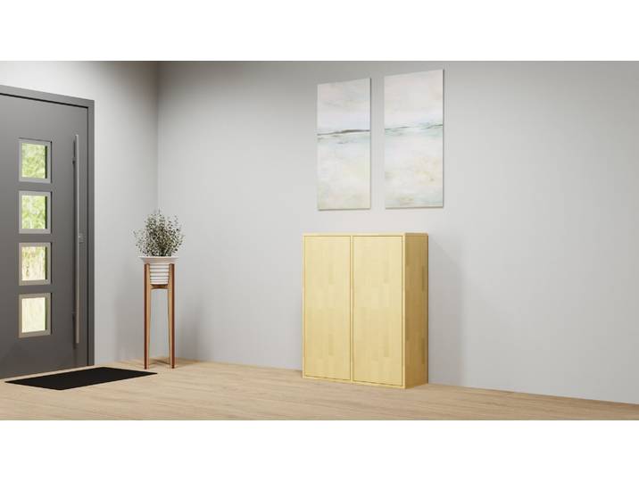 Highboard in Buche Buche Natur geölt