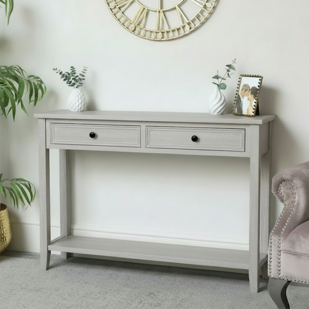 Large Wooden Sideboard Console Table Material: Furniture