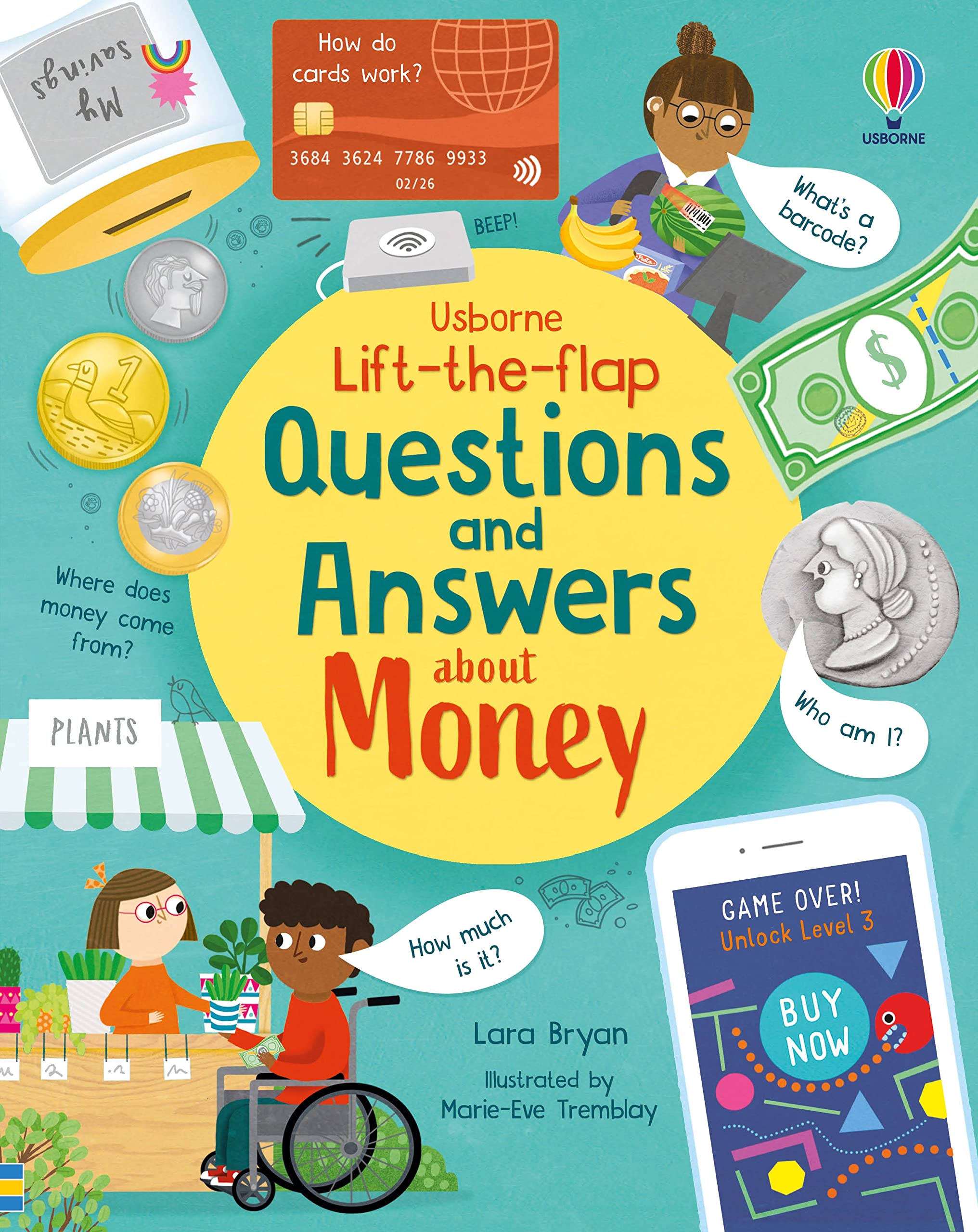 Usborne Publishing Ltd Lift-the-flap Questions and Answers about Money (Usborne Lift-the-Flap First Questions and Answers)