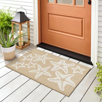Liora Manne Lush Decor Capri Starfish Indoor/Outdoor Rug