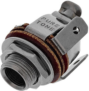 Pure Tone Stereo Output Jack Black Noir