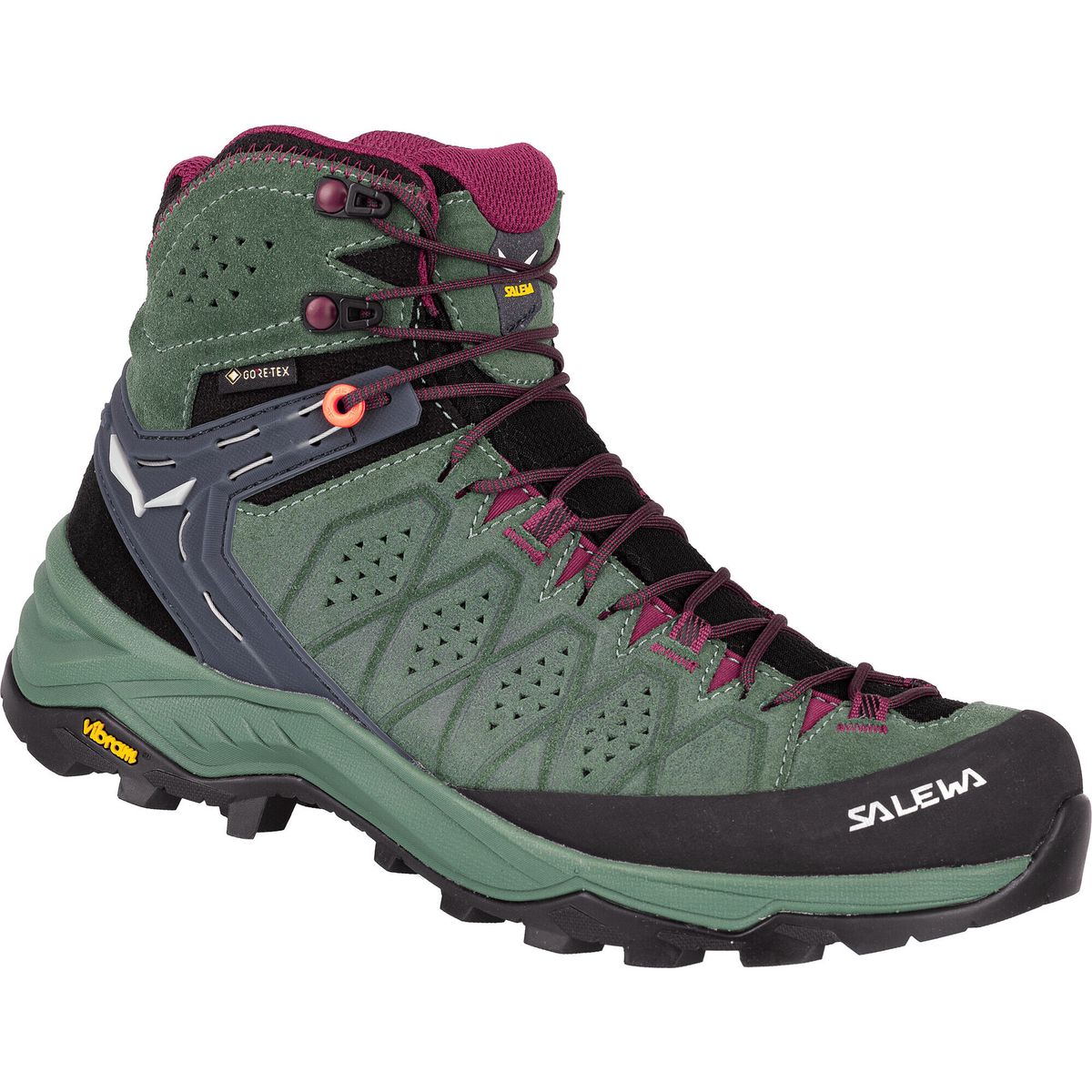 Salewa WS ALP Trainer 2 Mid GTX duck green/rhododendon (5085) 4 00-0000061383-5085-4