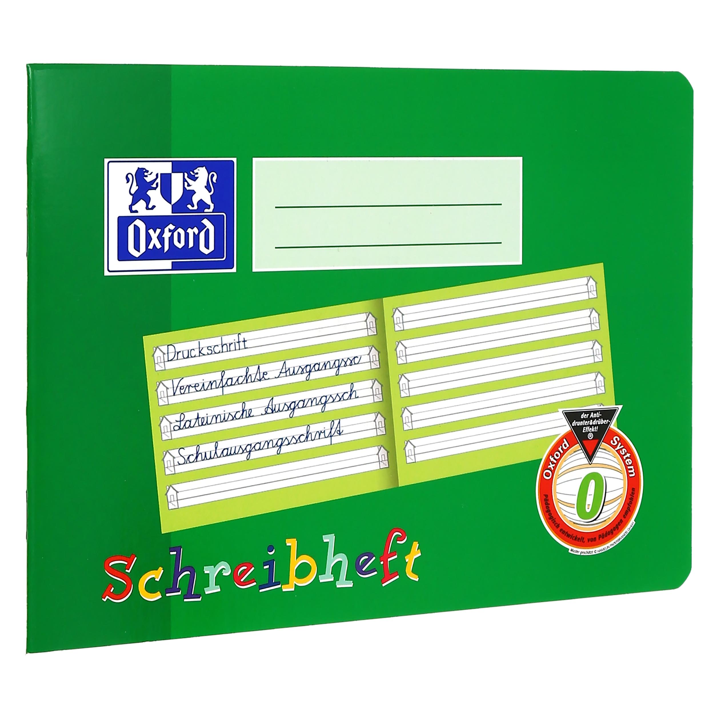 Oxford Schreibheft A5 quer (A5, Liniert, Weicher Einband) (100050100)
