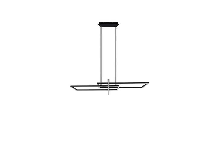 Trio Leuchten Led-Hängeleuchte Salinas, Schwarz, Metall, 40x150x110 cm, 3-fach schaltbar, Lampen & Leuchten, Innenbeleuchtung, Hängeleuchten, Pendelleuchten