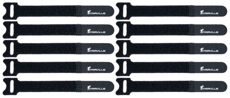 Stairville CS-160 Black Cable Strap 160mm nero