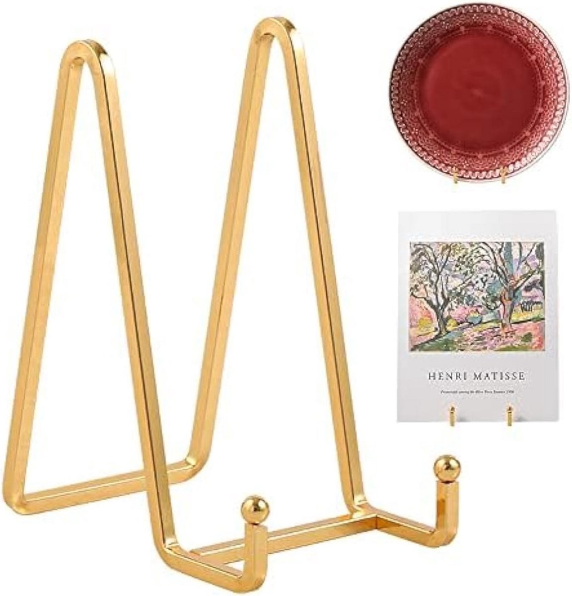 Metalen Plaathouder Ezel - 6 Inch Displaystandaard voor Foto's en Decoratie