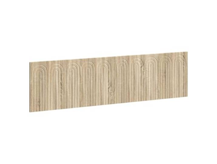 GHVBNMF Kopfteil Wandmontiert Sonoma-Eiche Holzwerkstoff 199,5x50 cm Platzsparendes Wandbett-Rückteil fürs Schlafzimmer mit integrierter Ablage für Buch und Brille im sonoma-eiche Look.
