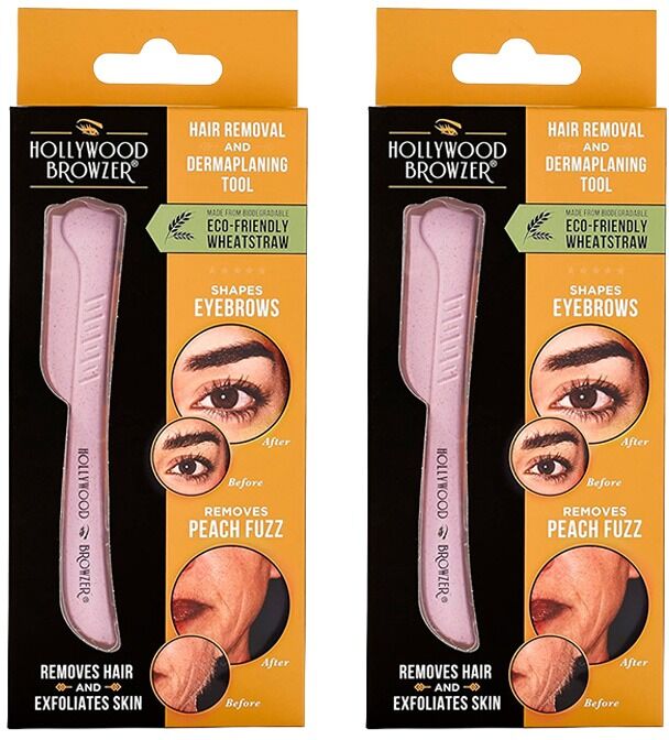 Hollywood Browzer Dermaplaner Single Browzer - Rose Quartz Double