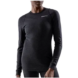Craft, Damen, Funktionsshirt, Core Wool Merino Langarm Thermounterhemd (XL), Schwarz
